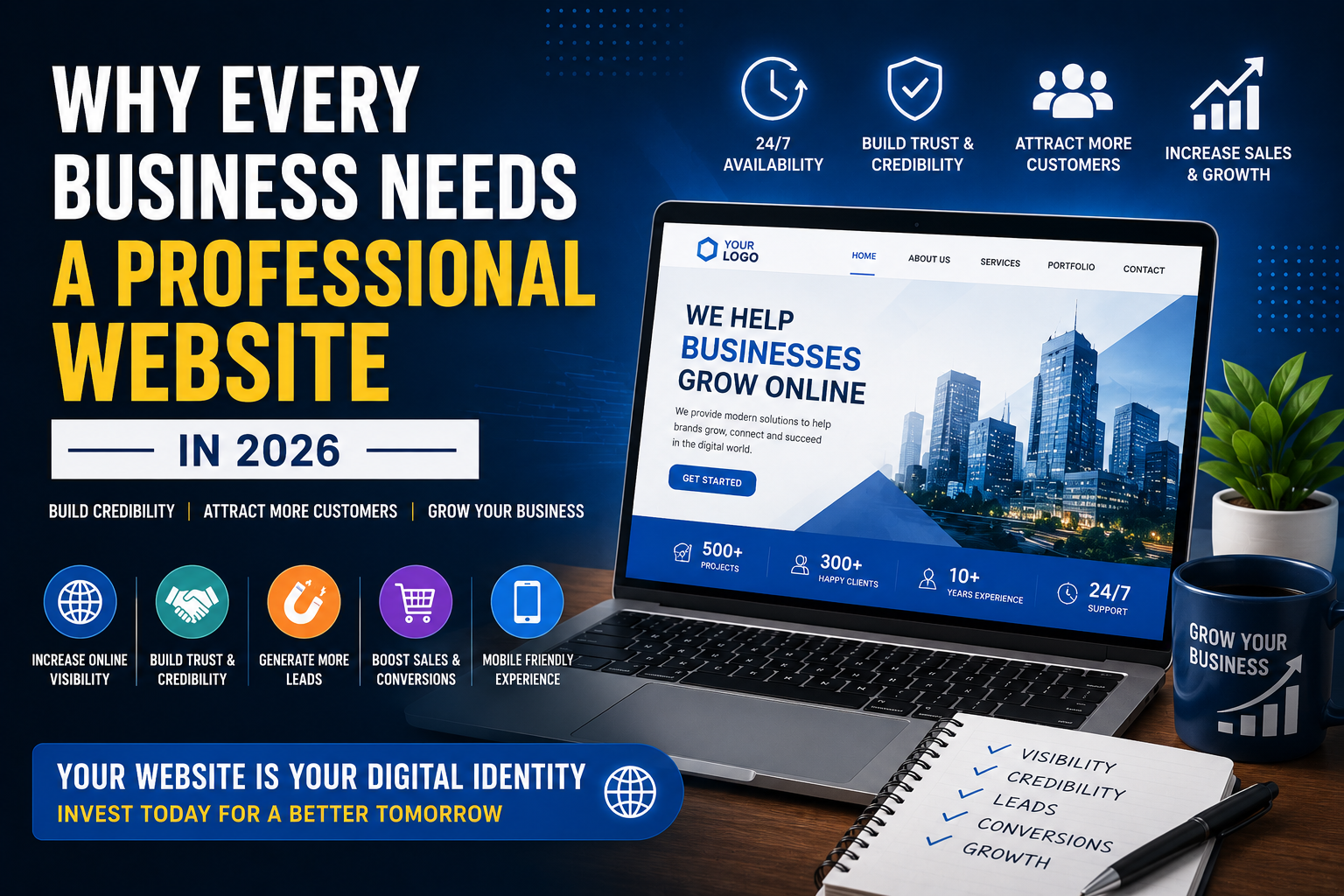 Why Every Business Needs a Professional Website in 2026 | Hemangi Next Gen Tech